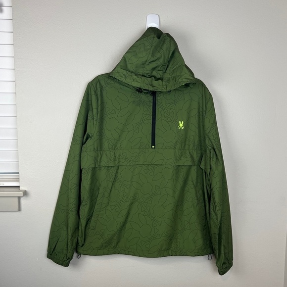 Psycho Bunny Mason Popover Hooded Jacket - Picture 2 of 6